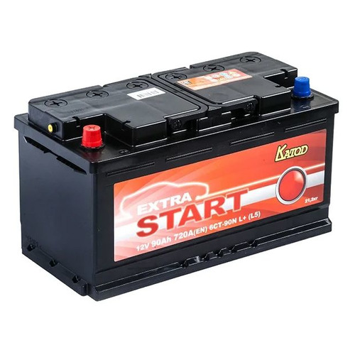 

Аккумулятор автомобильный КАТОД EXTRA START Extra Start 90Ач 720A [6ст-90n l+ (l5)], Extra Start