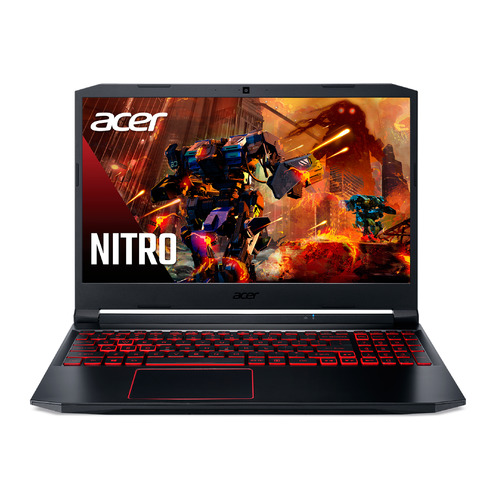 фото Ноутбук acer nitro 5 an515-55-52wf, 15.6", ips, intel core i5 10300h 8гб, 512гб ssd, nvidia geforce gtx 1650 ti - 4096 мб, windows 10, nh.q7jer.001, черный