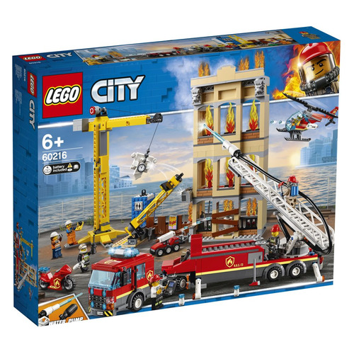 фото Конструктор lego city центральная пожарная станция, для мальчиков, 60216