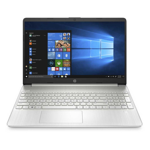 фото Ноутбук hp 15s-eq1189ur, 15.6", ips, amd ryzen 5 4500u 2.3ггц, 8гб, 256гб ssd, amd radeon , windows 10, 2l2t9ea, серебристый