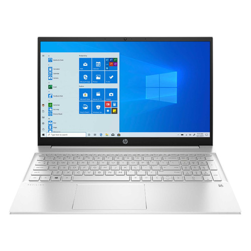 фото Ноутбук hp pavilion 15-eh0029ur, 15.6", ips, amd ryzen 7 4700u 2.0ггц, 8гб, 512гб ssd, amd radeon , windows 10, 2x2u7ea, серебристый