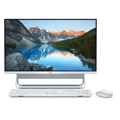 фото Моноблок dell inspiron 7700, 27", intel core i5 1135g7, 8гб, 512гб ssd, nvidia geforce mx330 - 2048 мб, windows 10 professional, серебристый [7700-2553]