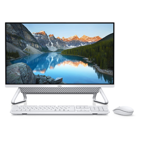 фото Моноблок dell inspiron 7700, 27", intel core i5 1135g7, 8гб, 512гб ssd, nvidia geforce mx330 - 2048 мб, windows 10 professional, серебристый [7700-2560]