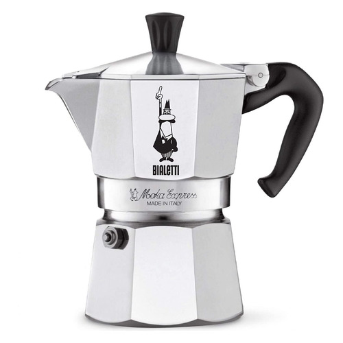 

Кофеварка Bialetti Moka Express 0.12л алюминий серебристый (1162), Moka Express