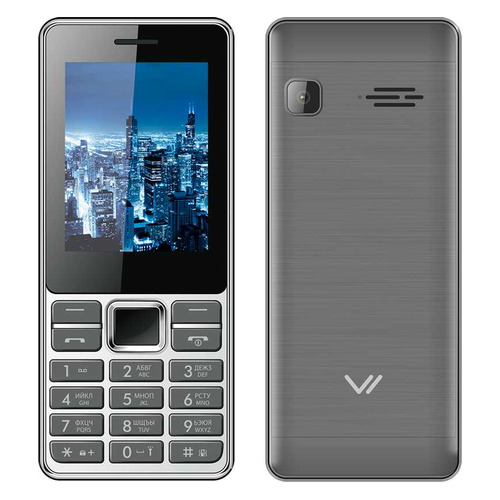 фото Мобильный телефон vertex d514 серый/черный