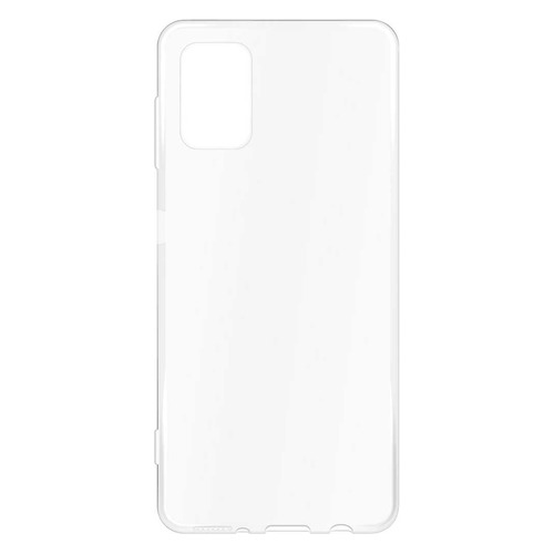 фото Чехол (клип-кейс) borasco silicone case, для samsung galaxy m51, прозрачный [39335]