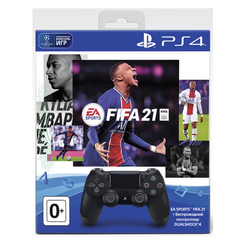 фото Геймпад беспроводной playstation dualshock 4, bluetooth, для playstation 4, черный [ps719835325]