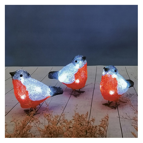 

Фигура Neon-Night Home Семья снегирей фор.:семья снегирей 40лам. акрил (513-346), Семья снегирей