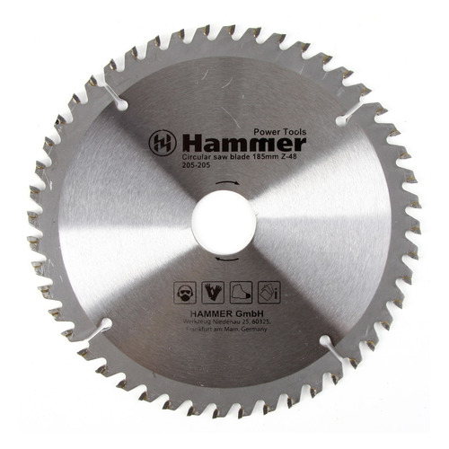 

Пильный диск Hammer 205-205 CSB PL, по ламинату, ДСП, 185мм, 30мм, 1шт [30676], 205-205 CSB PL