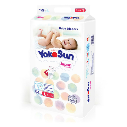 

YOKOSUN Comfort L подгузники, 9-13 кг, 54 шт.