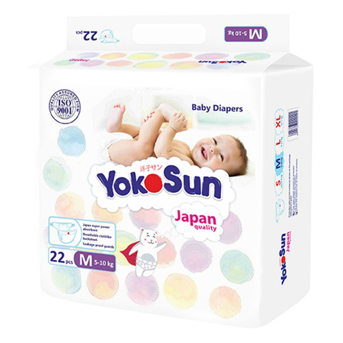 

YOKOSUN Comfort M подгузники, 5-10 кг, 22 шт.