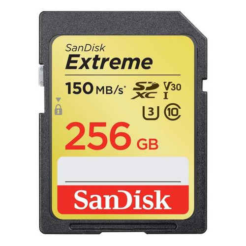 

Карта памяти SDXC UHS-I U3 Sandisk Extreme 256 ГБ, 150 МБ/с, Class 10, SDSDXV5-256G-GNCIN, 1 шт., SDSDXV5-256G-GNCIN