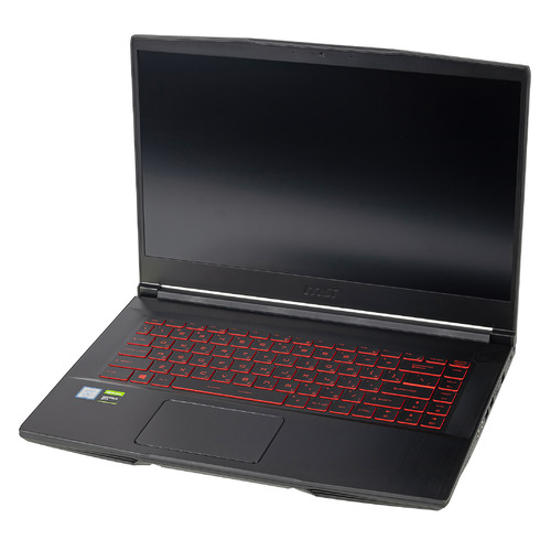 фото Ноутбук msi gf63 thin 9scxr-614xru, 15.6", ips, intel core i7 9750h 2.6ггц, 8гб, 512гб ssd, nvidia geforce gtx 1650 max q - 4096 мб, free dos, 9s7-16r412-614, черный