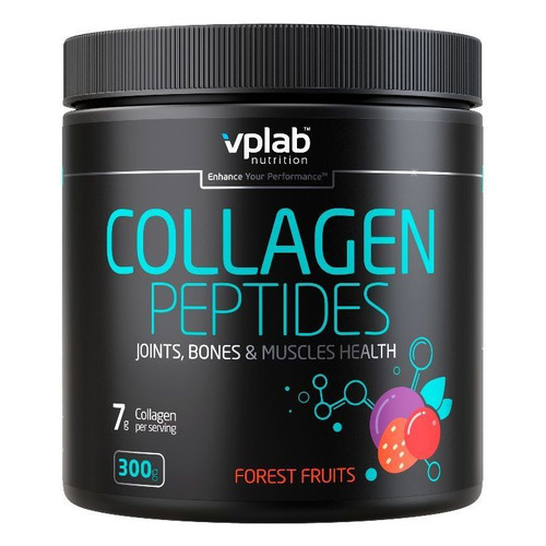 фото Коллаген vplab collagen peptides, порошок, 300гр, лесные фрукты [vp59662]