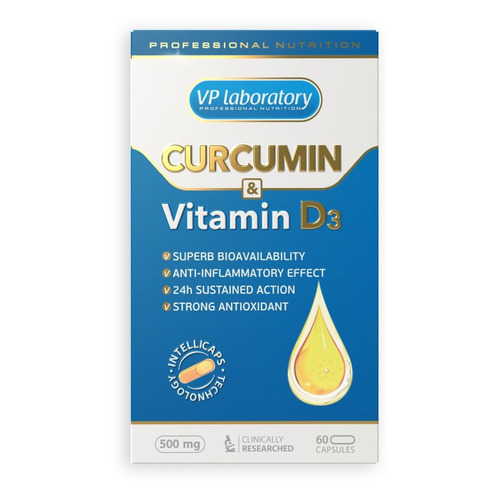 

Витаминно-минеральный комплекс VPLAB Curcumin & Vitamine D3, капсулы, 60шт [vp54810], Curcumin & Vitamine D3