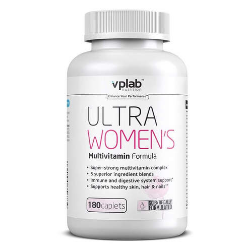 фото Витаминно-минеральный комплекс vplab ultra women's multivitamin formula, капсулы, 180шт [vp56739]