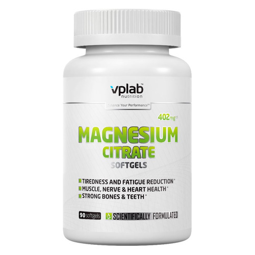 

Витаминный комплекс VPLAB Magnesium Citrate, капсулы, 90шт, нейтральный [vp59587], Magnesium Citrate