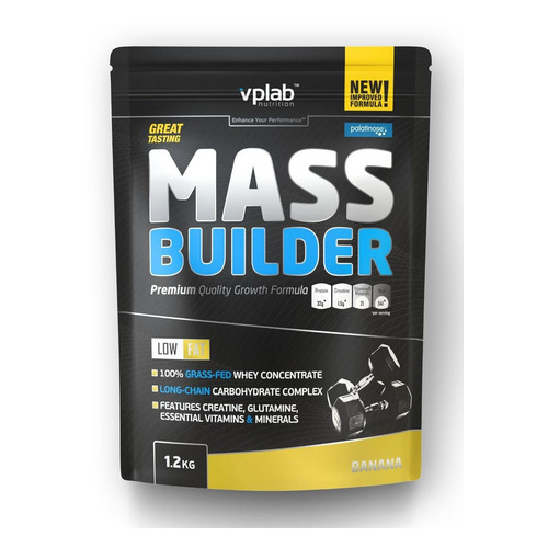 фото Гейнер vplab mass builder порош. 1.2кг банан (vp55046)