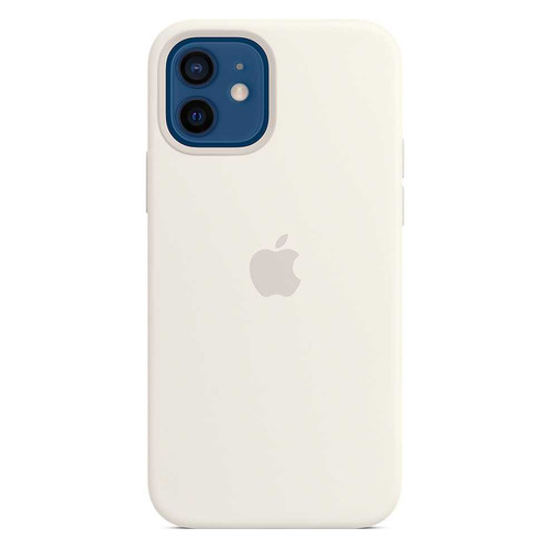 фото Чехол (клип-кейс) apple silicone case with magsafe, для apple iphone 12/12 pro, белый [mhl53ze/a]