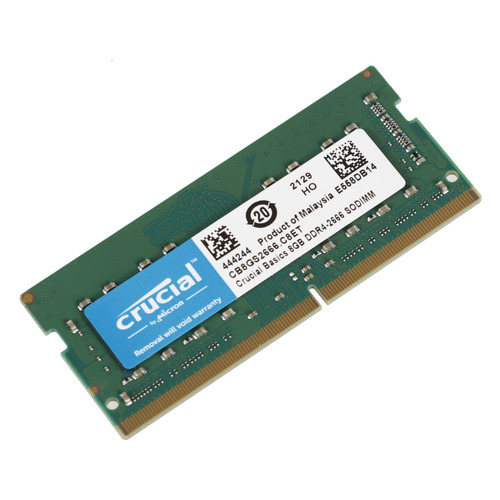 

Модуль памяти Crucial Basics CB8GS2666 DDR4 - 8ГБ 2666, SO-DIMM, Ret, CB8GS2666