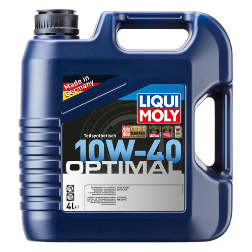 фото Моторное масло liqui moly optimal 10w-40 4л. полусинтетическое [3930]