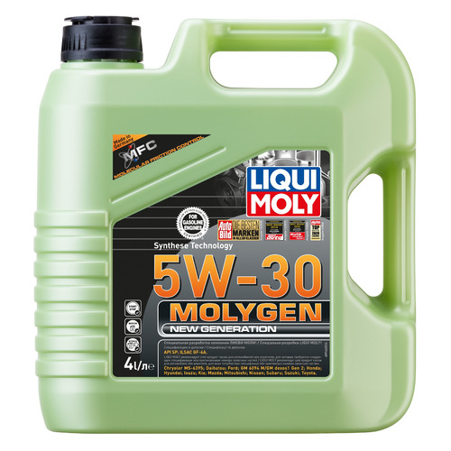 фото Моторное масло liqui moly molygen new generation 5w-30 4л. синтетическое [9042]