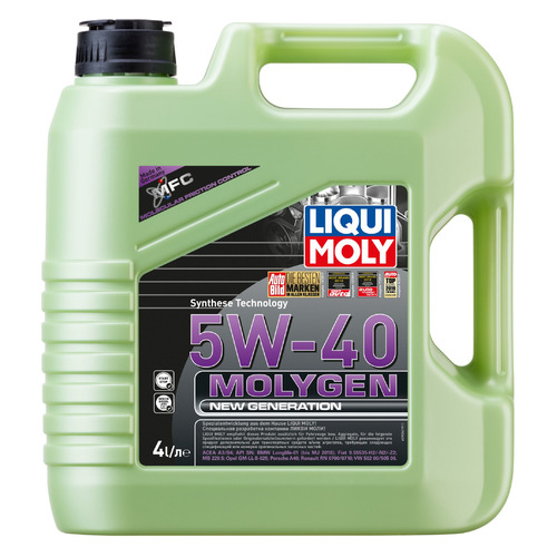 фото Моторное масло liqui moly molygen new generation 5w-40 4л. синтетическое [9054]