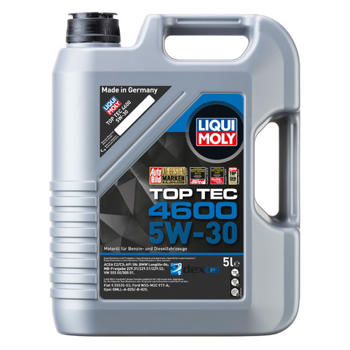 фото Моторное масло liqui moly top tec 4600 5w-30 5л. синтетическое [8033]