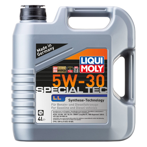 фото Моторное масло liqui moly special tec ll 5w-30 4л. синтетическое [7654]