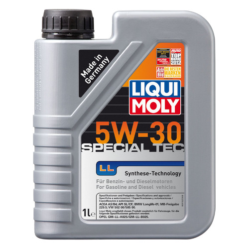 фото Моторное масло liqui moly special tec ll 5w-30 1л. синтетическое [8054]