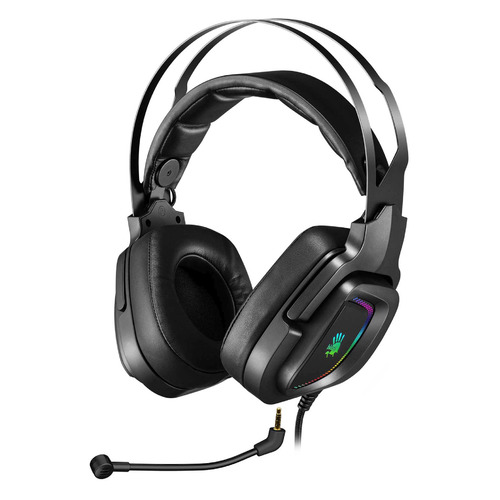

Гарнитура игровая A4TECH Bloody G570, для компьютера, мониторные, черный / серый [g570 usb/ black + grey], Bloody G570