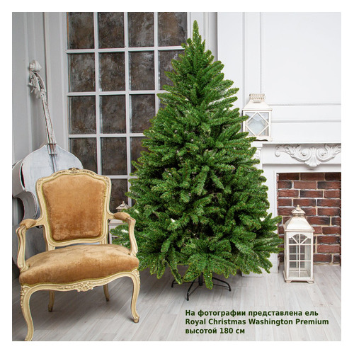 фото Искусственная елка 210см royal christmas washington premium hinged, pvc (пвх), мягкая хвоя [230210]