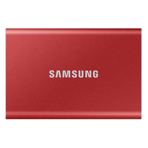 

Внешний диск SSD Samsung T7 MU-PC2T0R/WW, 2ТБ, красный, MU-PC2T0R/WW