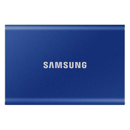 

Внешний диск SSD Samsung T7 MU-PC2T0H/WW, 2ТБ, синий, MU-PC2T0H/WW
