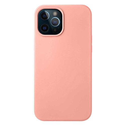 фото Чехол (клип-кейс) deppa liquid silicone, для apple iphone 12 pro max, розовый [87713]