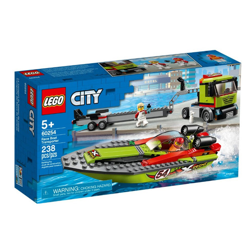 фото Конструктор lego city транспортировщик скоростных катеров, 60254