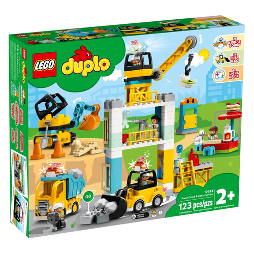 

Конструктор Lego Duplo Башенный кран на стройке, 10933, Башенный кран на стройке