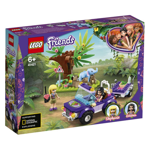 фото Конструктор lego friends джунгли: спасение слоненка, 41421