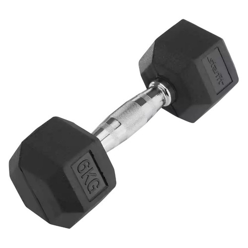 

Гантель Starfit DB-301 1гант. 6кг обрезин. черный (УТ-00007099), DB-301