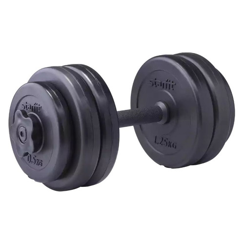 

Гантель Starfit DB-701 1гант. 6.5кг пласт. черный (УТ-00008255), DB-701