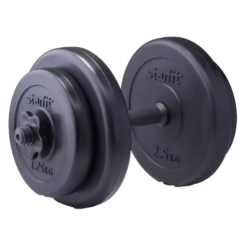 

Гантель Starfit DB-702 1гант. 8кг пласт. черный (УТ-00009309), DB-702