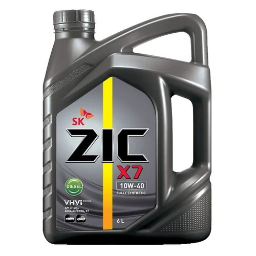 фото Моторное масло zic x7 diesel 10w-40 6л. синтетическое [172607]
