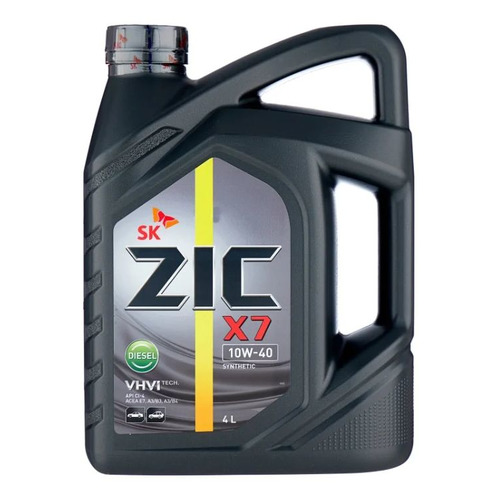 фото Моторное масло zic x7 diesel 10w-40 4л. синтетическое [162607]