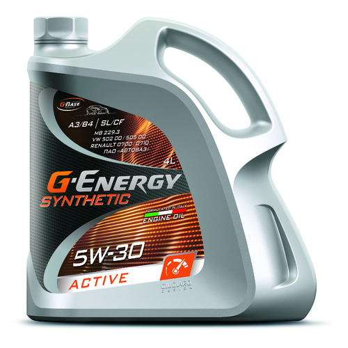 

Моторное масло G-ENERGY Synthetic Active 5W-30 4л. синтетическое [253142405], Synthetic Active