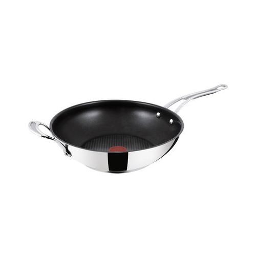 фото Сковорода вок (wok) tefal jamie oliver h8038844, 30см, без крышки, черный [2100098945]