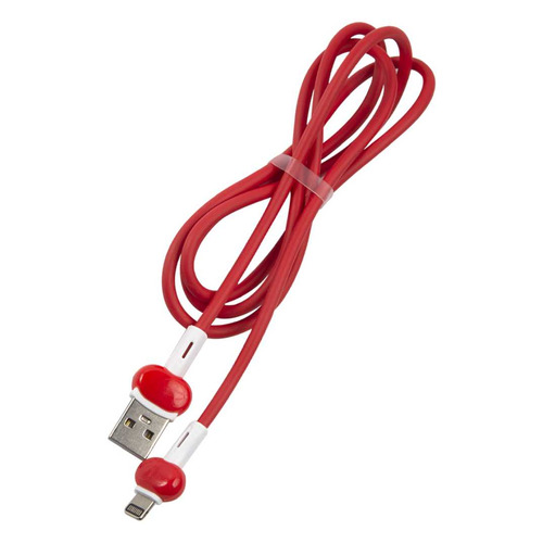 фото Кабель redline candy, lightning (m), usb a(m), 1м, красный [ут000021989]