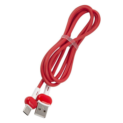 фото Кабель redline candy, usb type-c (m) - usb (m), 1м, красный [ут000021994]