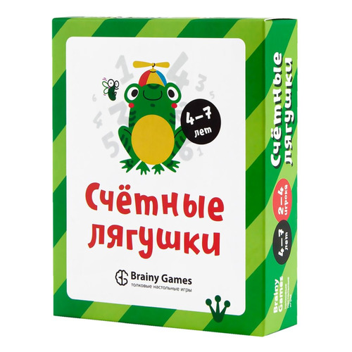 фото Настольная игра brainy games счётные лягушки [ум518]