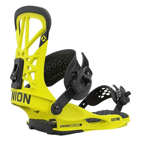 

Крепления для сноуборда взрослые UNION Flite Pro, 2020/2021, L, Желтый/черный, Flite Pro