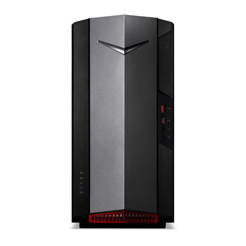 фото Компьютер acer nitro n50-610, intel core i7 10700, ddr4 8гб, 512гб(ssd), nvidia geforce gtx 1660 super - 6144 мб, endless, черный [dg.e1zer.008]